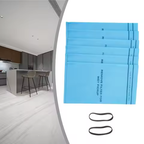 For 4 Gallon WS0400SS. Filter Bags Filter Bag Set 6pcs Durable Fit 2.5 Gallon Vacuum For MultiFit VF