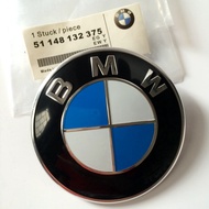 ［Ready Stock］74mm 82mm White Blue Emblem Badge BONNET Hood Front Rear Trunk Logo fits for BMW E46 E3