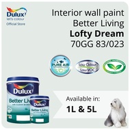 Dulux Interior Wall Paint - Lofty Dream (70GG 83/023) (Better Living) - 1L / 5L