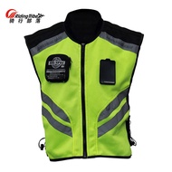 Motorcycle Reflective Vest Jacket Moto Safty Waistcoat Warning Clothing High Visibility Vest Team Uniform Off-Road Racing Vest