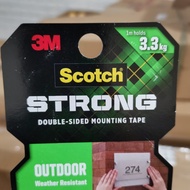 3M Strong Outdoor Double Tape 3M Outdoor Lem Doubletape Original