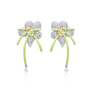 [Ready Stock] HEFANG HEFANG Bloom Flower Earrings Sweet Earrings Earrings Earrings dx Holiday Gifts