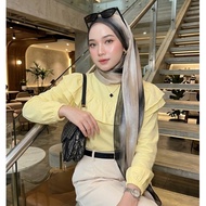 YELLOW BUTTER T-SHIRT RUFFLEWanita 2026| Yellow Ruffle women's t-shirt|YELLOW BLOUSE|Mahogany Blouse