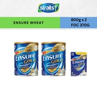 Ensure Gold TWIN PACK 800g X 2 FREE 370G REFILL PACK VANILLA (Vanilla / Wheat / Coffee / Almond)