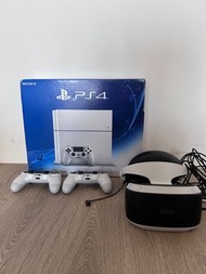 二手PS4含2隻搖桿+VR第一代