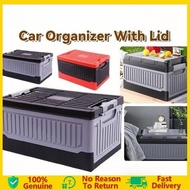 Foldable Storage Box 35L 45L PP Material Waterproof Stackable Organizer Ventilated Camping Container