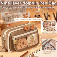 Box PP Stationery Capybara Case Large Capacity Large Pencil Box Set Pencil