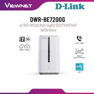 D-Link DWR-BE7200G 5G WiFi 7 BE7200 Router Dual Band 2.5G Multi-Gigabit SIM Card Router WiFi 7