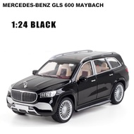 1:24 Mô Hình HợP Kim Xe Mercedes-Benz GLS 600 MAYBACH thu nhỏ kim loại đúc xe bộ sưu tập hiển thị đồ