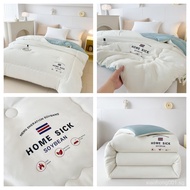 Soybean fiber filling Quilt - Queen King Size Quilt Office Silky and Comfortable Quilt Washing Cotto