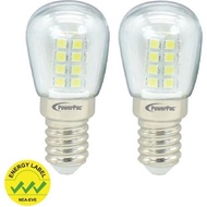 PowerPac 2 Pieces X 1.5w E14 Led Bulb Day Light Pp6225