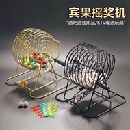 BINGO Lottery Machine BINGO Game Wine Set Bar Casual Table Game Lottery Machine Event Party Lottery 