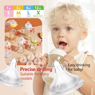 Puting Soft SuSu Puting Teat Baby Puting Botol Susu baby Wideneck Puting Pigeon for Baby Feeding
