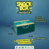(3O PCS) Snack Box 16x12 Dus Snack 16x12 Box Motif Dus Motif / / B2K1G