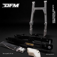 Swing arm Gtx New Model Fullset DFM Racing Arm Kaze Jumbo Arem Trail Grasstrack Bebek Standard Modif