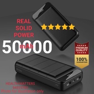 ♥️🇸🇬50000mah powerbank real capacity 50K powerbank big capacity power bank portable charger. CE, FCC