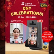 EZVIZ S10 4MP 2K Pan & Tilt 5G Dual Band Wi-Fi Bluetooth Speaker Smart Video Calling Camera Security
