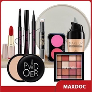 [G01] Makeup set 9 Piece IMAGES, Full makeup set of lipstick, powder, BB cream, eyeshadow,... S037