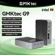 GMKtec Nucbox G9 MINI NAS แม่พิมพ์ใหม่ Intel N150หน้าต่างพีซีขนาดเล็ก11 Pro LPDDR5 M.2 SSD WIFI6 BT5