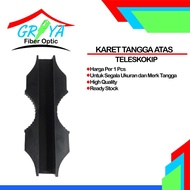 Heck Rubber Telescopic Ladder Anti Slip Rubber Top Ladder