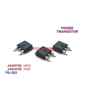 1 Piece J44H11G J45H11G 44H11G 45H11G 4H11G 5H11G POWER TRANSISTOR TO-252 10A 80V MJD44H11G MJD45H11