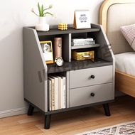 HY/JD Ecological Ikea Bedside Table Modern Simple and Light Luxury Small Storage Cabinet Bedroom Nordic Style Solid Wood