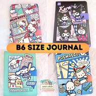 B6 SIZE SANRIO Pochacco Kuromi Kitty Cinnamoroll COLORFUL Diary Journal Notebook Planner 彩页日记本