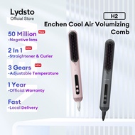 Enchen Sikat Pelurus Rambut H2 Cool Air Hair Straightener Comb Negative Ionic Hair Straightener Wire