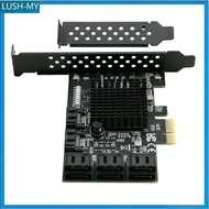 【New product

】 8-Port for SATA 3.0 PCI Express Expansion Card PCI-E Controller 6G Adapter