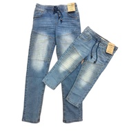 Set Baju Raya Budak Lelaki Jeans dan Collar Kolar TShirt Age 2-9yo