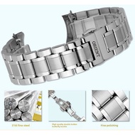 12-24mm Solid Stainless Steel Watch Strap for Orient Double Lion & Mechanical Watches - Premium Repl