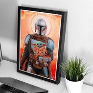 Saint Baby Yoda Poster it's Just a POP ART Size 33x48 cm (13x19 inch)