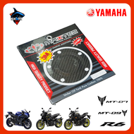 กันรอยฝาถังนํ้ามัน R1 - R3 - MT07 - R6 - MT09  ลายคาร์บอน