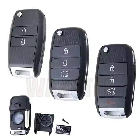 3 Buttons Replacement Car Key Case Cover Fob Housing for Kia KIA K2 K3 K5 Carens Cerato Forte Cadenz