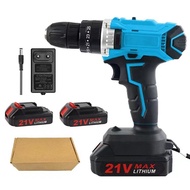 ST-🚤Foreign Trade High-Power Household Electric Hand Drill Multi-Functional Impact Drill Set Rechargeable Electric Drill