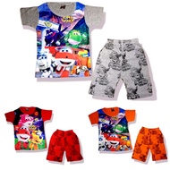 playset baju budak lelaki perempuan super wings