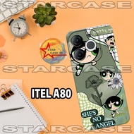 Softcase itel a80 /S14/Girl's Motif/case itel a80 /casing itel a80/silicone