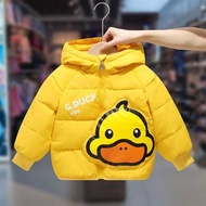 2025 Children's Clothing G.DUCK Little Yellow Duck Boys Hooded Down Jacket Girls Thickened Winter Wh