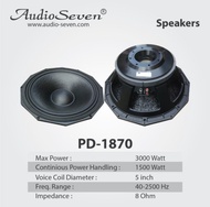 Speaker 18inch Audio Seven 1870 Original