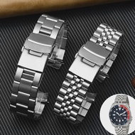 20/22mm 316L Stainless Steel Watch Band for Seiko SKX007 SKX009 Men Solid Bracelet Curved Strap for Rolex for Jubilee Watchband