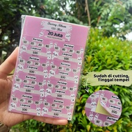 Target Savings Stickers: Cicil & Instantly Target 2 Million to 50 Million for Saving Albums Sticker 