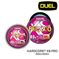 DUEL - HARDCORE X8 PRO 300M/600M PREMIUM PE BRAIDED LINE IZANAS MADE IN JAPAN