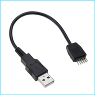 RUN USB 9 Pin Male to USB Type A Male Motherboard Adapter Converter Cable