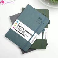 CURTESY Agenda Planner Notebook, English Convenient 2026-2027 Schedule Book, Week Planner A5 Simple 