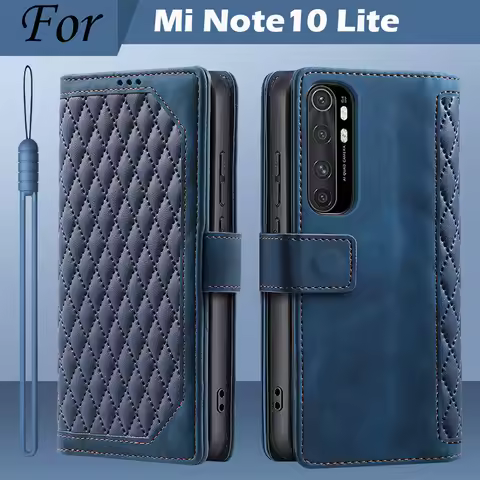 For Xiaomi Mi Note 10 Lite Case Wallet Leather Flip Case For Xiaomi Mi Note 10 Lite Phone Case Note1