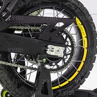 For CFMOTO CF moto 450MT  mt 450 IBEX 450 Reflective Motorcycle Wheel Hub Sticker Inner Ring Vinyl D