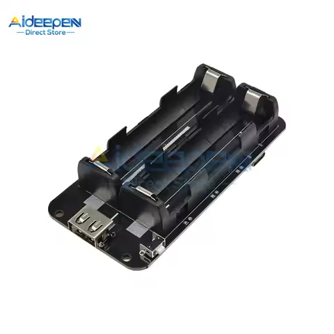 Dual 18650 Lithium Battery Shield V8 3V1A 5V 3A Micro USB Power Bank Battery Charging Module For Ras