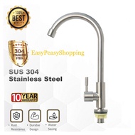 Stainless Steel Pillar Sink Tap Heavy Duty / Kepala Paip Sinki /Kepala Pili (READY STOCK)