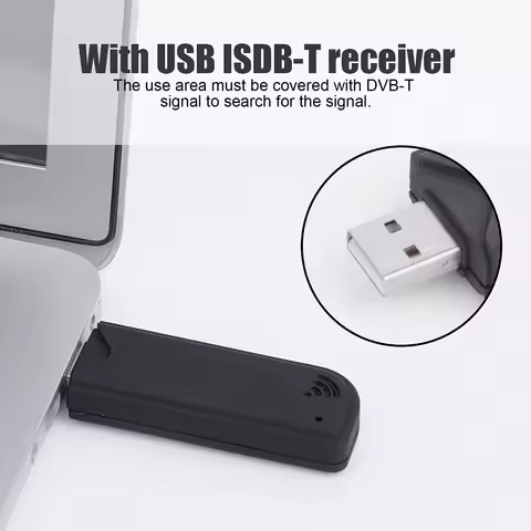 ISDB‑T TV Stick Mini USB2.0 TV Receiver ISDB‑T Digital TV Stick Tuner Video Recorder for Laptop PC U