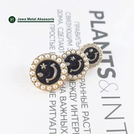 Java Plastic Button Pearl Button Unique Motif Size 18mm 21mm qq-k303-1/qqq-k303-2